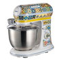 Ariete 1588 POSITANO Robot de cuisine compact avec bol inox, 10 vitesses et fonction pulse pour mélanger et pétrir - Accessoires inclus