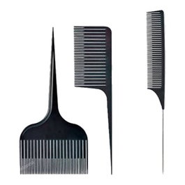 Bifull Kit de peignes noirs spécial mèches 3U
