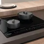 Table de cuisson à induction Hotpoint HS5160CNE - 4 foyers dont 2 zones flexibles - Puissance totale 7200 W - 18 niveaux - Design noir - L60 cm