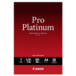 Canon Pro Platinum PT-101 Papier Photo A4 Brillant 300g