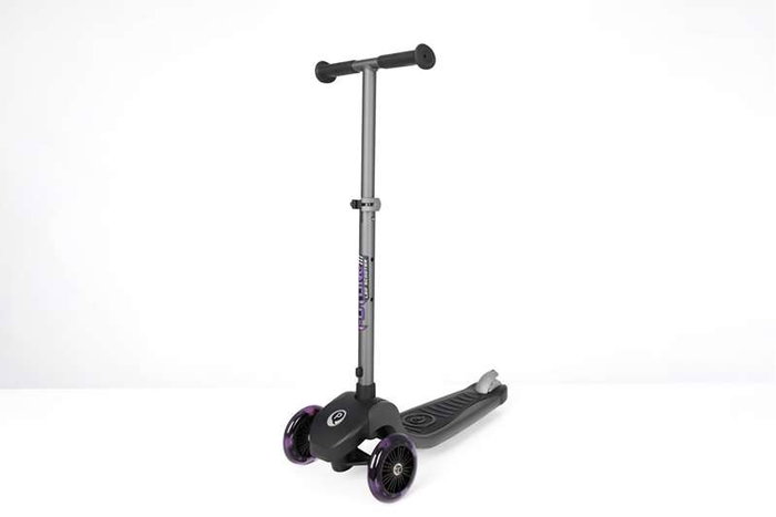 Ociotrends Patinete 3 Roues Scooter Pliable pour Enfants Avec Lumières et Roues LED, Violet - À Partir de 3 Ans Ociotrends Patinete 3 Roues Scooter Pliable pour Enfants Avec Lumières et Roues LED, Violet - À Partir de 3 Ans