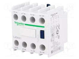 SCHNEIDER ELECTRIC LADN31 TeSys D - Contacts NC + NO x3 avec broches de support et montage frontal