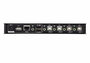 Aten CS724KM - Commutateur KVM USB 4 ports pour contrôler 4 PC avec 1 clavier/souris, câbles inclus, basculement sans limite