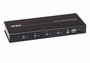 Aten CS724KM - Commutateur KVM USB 4 ports pour contrôler 4 PC avec 1 clavier/souris, câbles inclus, basculement sans limite