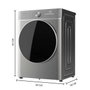 Cecotec Bolero Wash&Dry 10680 Inverter Steel 10/6 kg 1400 rpm