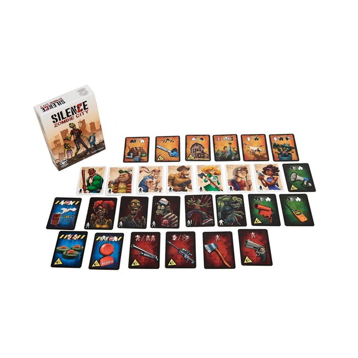 Tranjis Games - Silence: Zombie City - Jeu de Cartes Stratégie Survie Apocalypse - 2 à 6 Joueurs - Dès 10 Ans - Partie 20 min Tranjis Games - Silence: Zombie City - Jeu de Cartes Stratégie Survie Apocalypse - 2 à 6 Joueurs - Dès 10 Ans - Partie 20 min