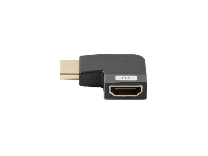 Lanberg Adaptateur HDMI 8K mâle-femelle avec angle gauche