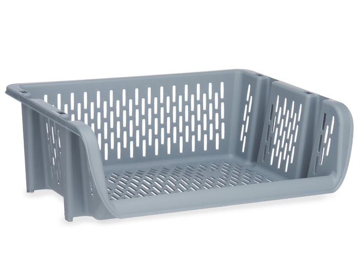 Kinvara Verdulier Empilable Gris 30x13x38 cm Plastique (Polypropylène) (Set de 24)