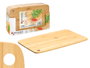 Kinvara Planche à découper en bambou 38x0.8x24 cm Beige (Set de 24)