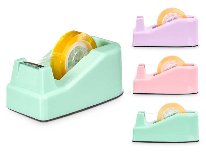Pincello Porte-Rouleau de Cellophane 1 Rouleau Couleurs Assorties Plastique 15x4x6 cm (Set de 24) Pincello Porte-Rouleau de Cellophane 1 Rouleau Couleurs Assorties Plastique 15x4x6 cm (Set de 24)