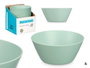 Leknes Bol Conique Vert 3 L Plastique PP 24.8x10.7x24.8 cm (Set de 24)