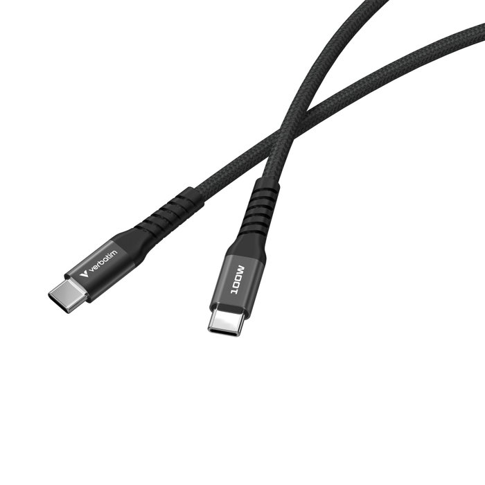 Verbatim Câble Magnétique USB-C vers USB-C 100 W 1,2 m noir Verbatim Câble Magnétique USB-C vers USB-C 100 W 1,2 m noir