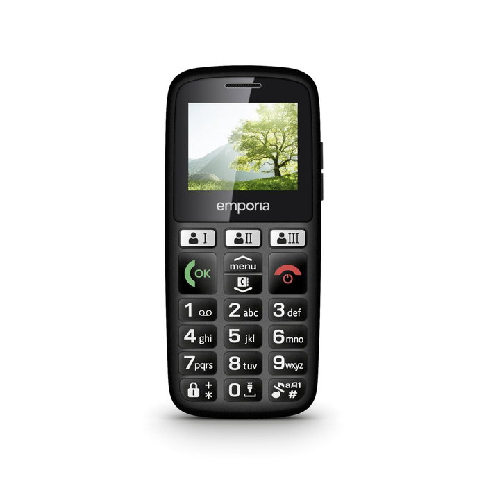 Téléphone portable pour personnes âgées emporia HAPPY E30.v3 Noir