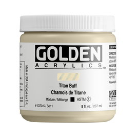 Golden Peinture Acrylique Heavy Body Crudo Titanico 237 ml