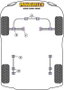Powerflex Silentblock extérieur de bras de suspension avant Black Series