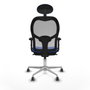Piqueras y Crespo Chaise de Bureau Jorquera 2D086G1 Bleu