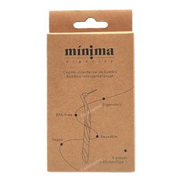 MINIMA ORGANICS Brossettes Interdentaires en Bambou Boîte de 6