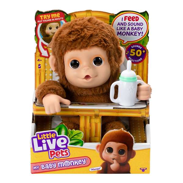 Moose Toys Little Live Pets Mon Bébé Singe Interactif Moose Toys Little Live Pets Mon Bébé Singe Interactif