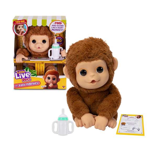 Moose Toys Little Live Pets Mon Bébé Singe Interactif Moose Toys Little Live Pets Mon Bébé Singe Interactif