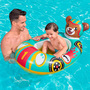 Bestway Bateau Gonflable Enfant Animaux Assortis 117x116/109x69 cm +3 Ans Piscine Plage 34170