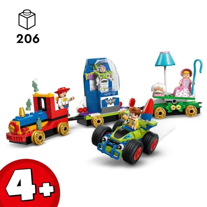 LEGO Disney Pixar 43264 Le Train en Fête et Voiture RC Toy Story - Jouet de Construction pour Enfants dès 4 Ans avec 4 Personnages
