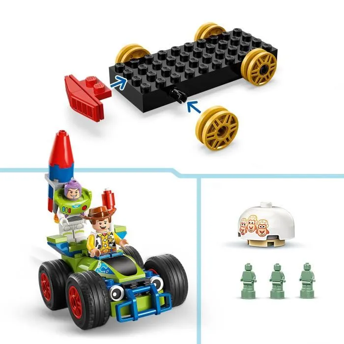 LEGO Disney Pixar 43264 Le Train en Fête et Voiture RC Toy Story - Jouet de Construction pour Enfants dès 4 Ans avec 4 Personnages