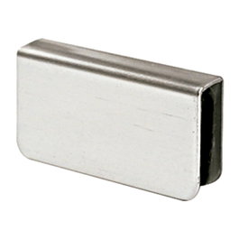 HERRAJES ALK Plaque HI-FI pour porte en verre sans perçage, chrome
