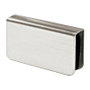 HERRAJES ALK Plaque HI-FI pour porte en verre sans perçage, chrome