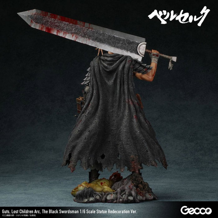 Berserk statuette 1/6 Guts Lost Children Arc The Black Swordsman Redecoration Ver. 38 cm