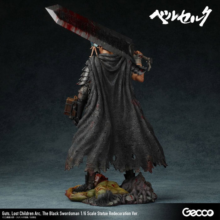 Berserk statuette 1/6 Guts Lost Children Arc The Black Swordsman Redecoration Ver. 38 cm