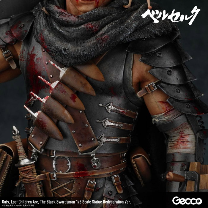 Berserk statuette 1/6 Guts Lost Children Arc The Black Swordsman Redecoration Ver. 38 cm