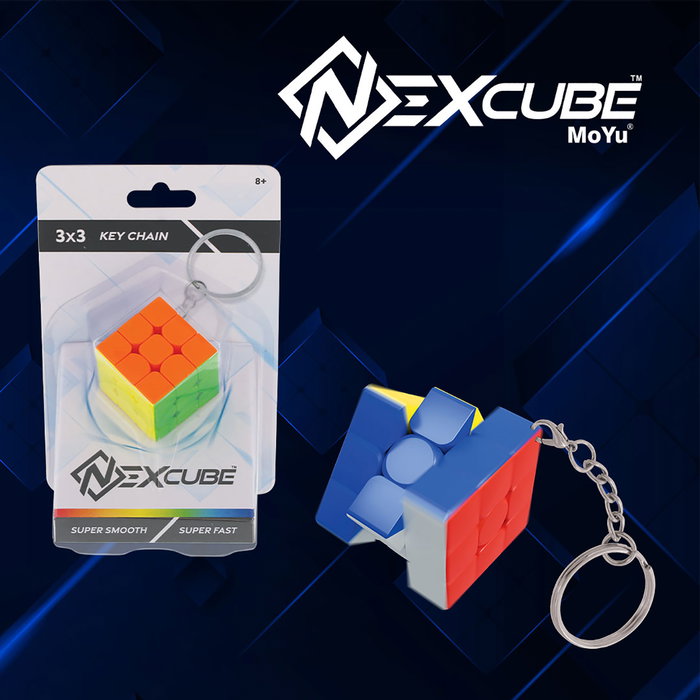 Goliath Nexcube 3x3 - Llavero Puzzle de Cube Rubik Miniature - Cube à Porter - Puzzle 3x3 de Poche - Jeu de Logique - À Partir de 8 Ans