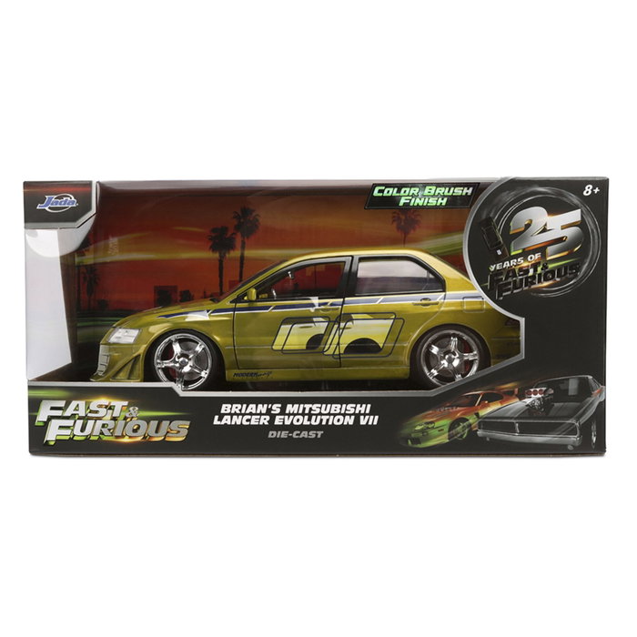 Jada Mitsubishi Lancer Evolution VII Fast & Furious 1:24 Jada Mitsubishi Lancer Evolution VII Fast & Furious 1:24