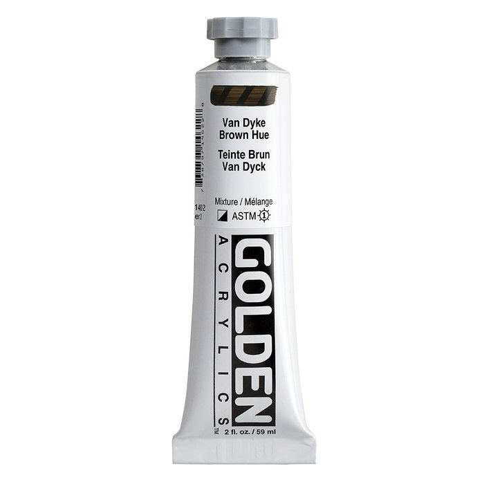 Golden Couleurs acryliques Heavy Body Van Dyke Teinte Marron 59 ml Golden Couleurs acryliques Heavy Body Van Dyke Teinte Marron 59 ml