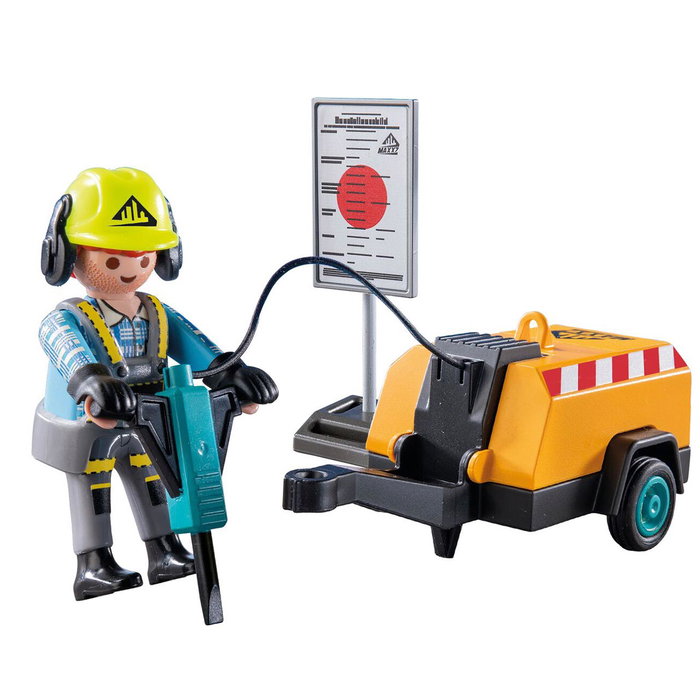 PLAYMOBIL Obrero Action Heroes 71752