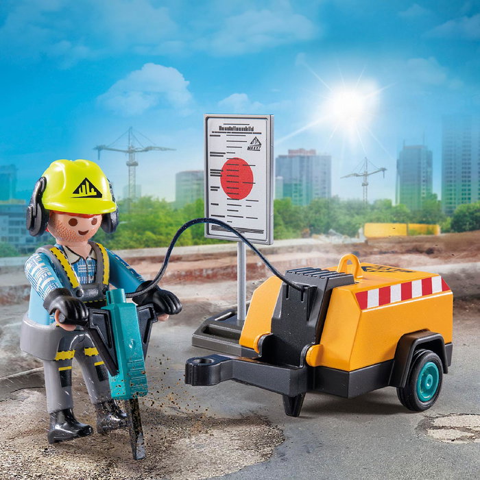PLAYMOBIL Obrero Action Heroes 71752