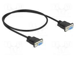 DELOCK Câble D-Sub 9pin socle vers D-Sub 9pin socle 2m