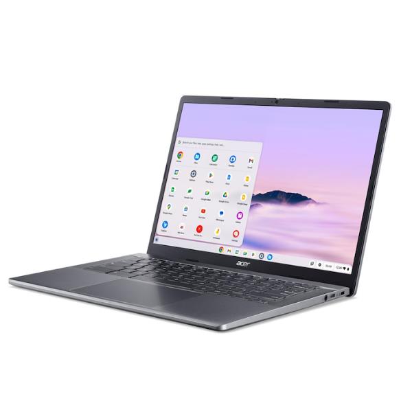 Acer Chromebook Plus 514 CBE574-1-R16C - Ordinateur Portable 14'' IPS WUXGA, AMD Ryzen 3 7320C, 8 Go RAM, 256 Go SSD, Chrome OS, Gris Métallisé Acer Chromebook Plus 514 CBE574-1-R16C - Ordinateur Portable 14'' IPS WUXGA, AMD Ryzen 3 7320C, 8 Go RAM, 256 Go SSD, Chrome OS, Gris Métallisé