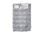 Berilo Tapis à Poils Relief 40x60 cm Gris Base Antidérapante en PET (Set de 12)