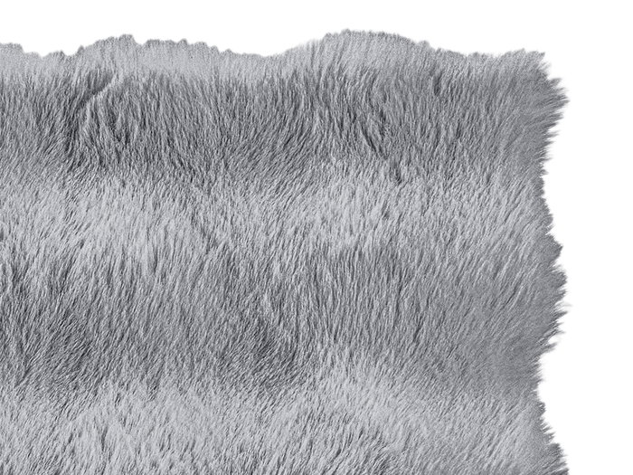 Berilo Tapis à Poils Relief 40x60 cm Gris Base Antidérapante en PET (Set de 12)