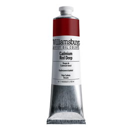 Williamsburg Peinture à l'huile Rouge Cadmio Oscuro 150 ml