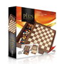 Cayro - Jeux en bois dans coffret avec accessoires - Set de 5 jeux - Dimensions 29 x 29 cm