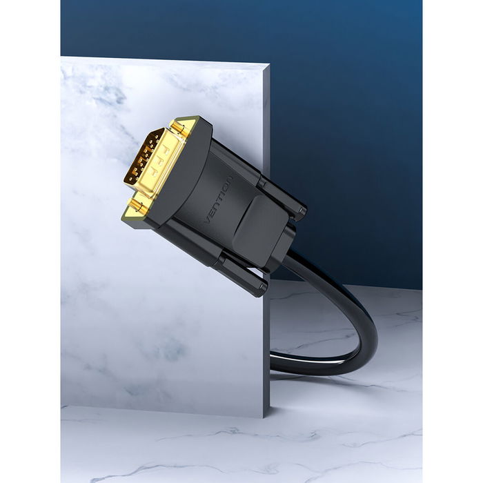 Adaptateur VGA vers DVI Vention EABBG Noir 1,5 m