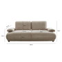 Home ESPRIT Canapé Beige Urbaine