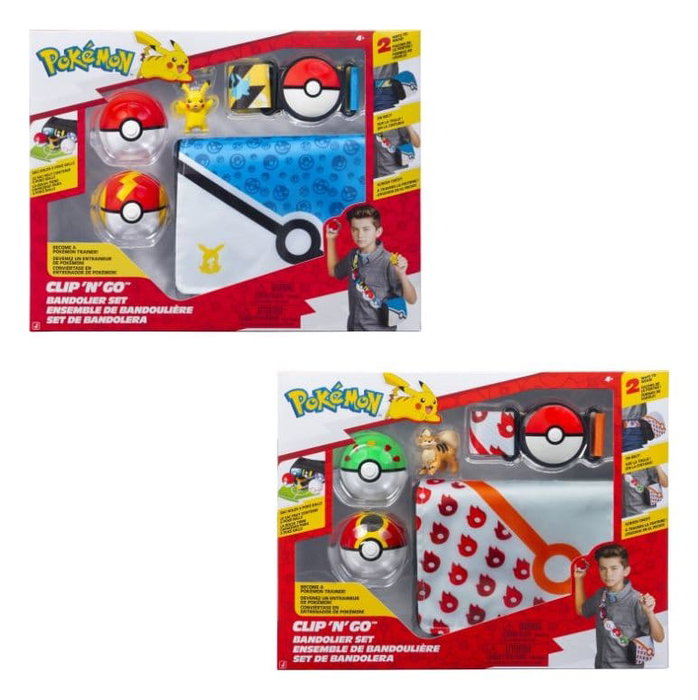 Jazwares Pokémon Clip 'n' Go assortiment (4) set de bandoulière ver. 6 Jazwares Pokémon Clip 'n' Go assortiment (4) set de bandoulière ver. 6