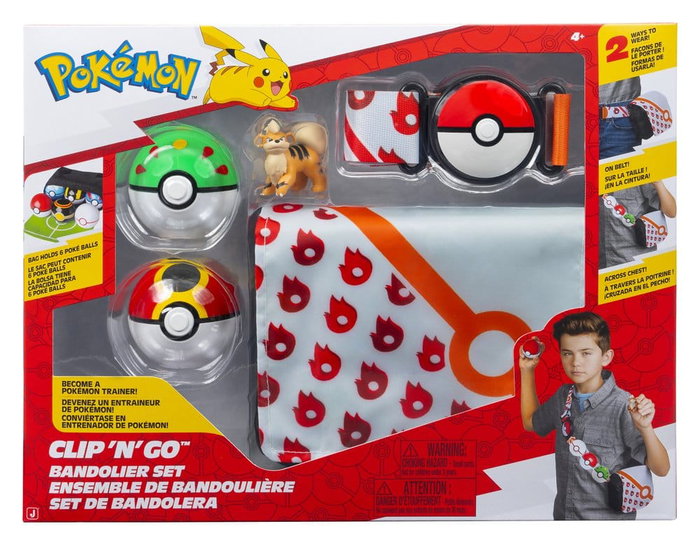 Jazwares Pokémon Clip 'n' Go assortiment (4) set de bandoulière ver. 6 Jazwares Pokémon Clip 'n' Go assortiment (4) set de bandoulière ver. 6