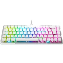 Turtle Beach Vulcan II Mini - Clavier gaming mécanique et optique filaire compact 65% avec interrupteurs TITAN II et éclairage RGB - Blanc