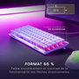 Turtle Beach Vulcan II Mini - Clavier gaming blanc AZERTY