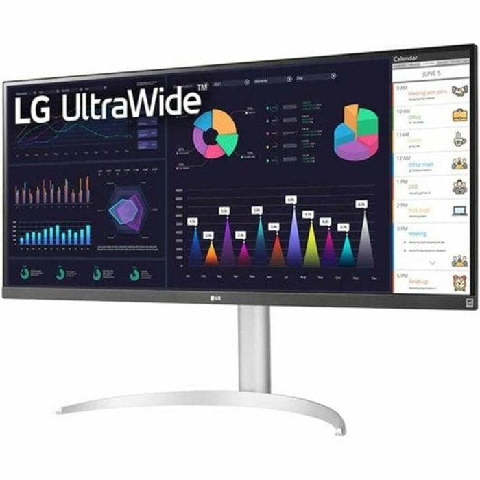 LG Moniteur Ultrawide 34WQ650-W 34" QHD IPS, HDR10, USB-C, 75Hz, 34WQ650W - Blanc