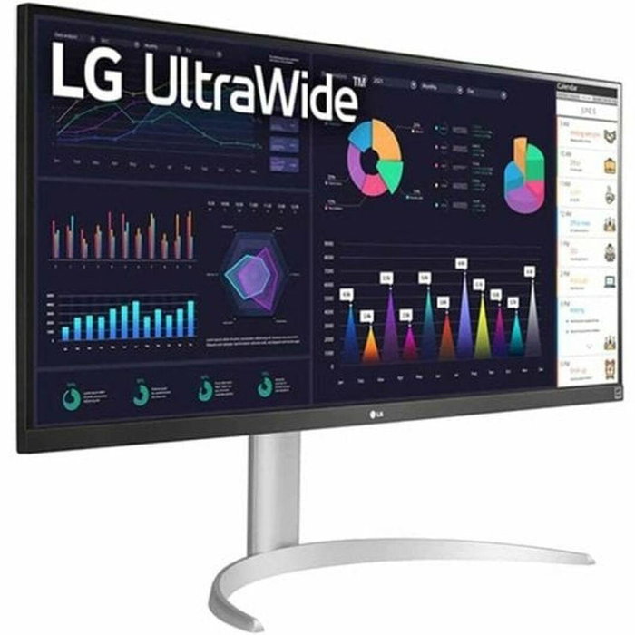 LG Moniteur Ultrawide 34WQ650-W 34" QHD IPS, HDR10, USB-C, 75Hz, 34WQ650W - Blanc
